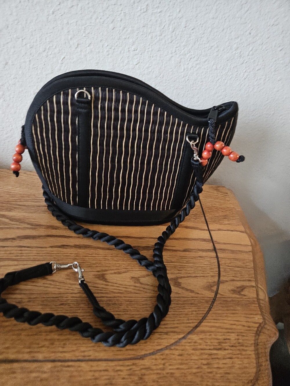 Baskets by Cambodia Siri Wave Shoulder Bag - Like New